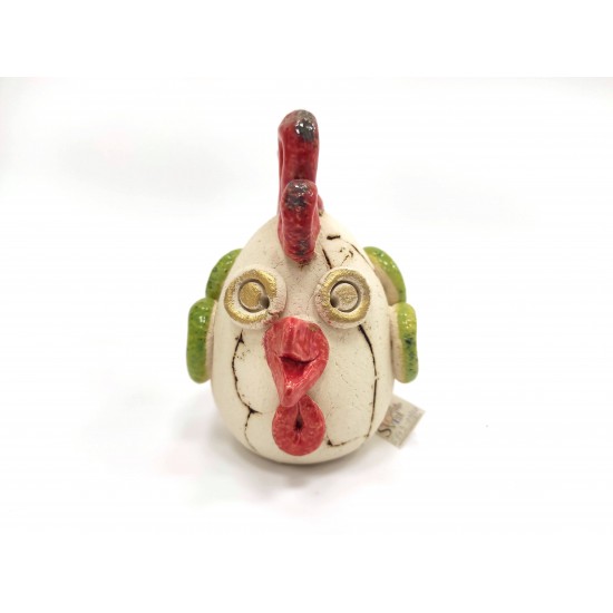 Velik keramični dekorativni piščanec – motiv 3