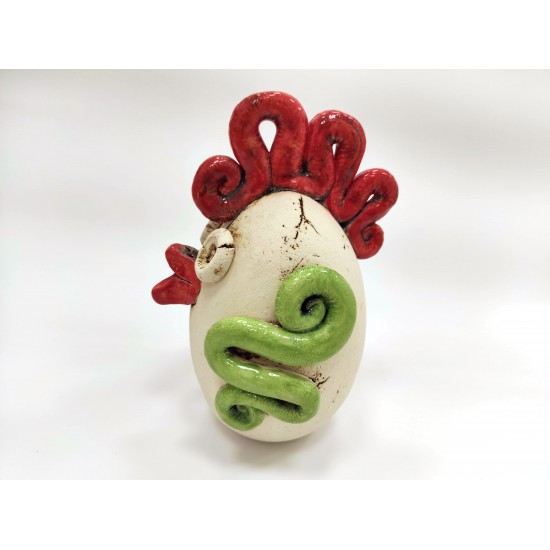 Velik keramični dekorativni piščanec – srednji