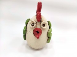 Velik keramični dekorativni piščanec – srednji