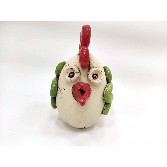 Velik keramični dekorativni piščanec – srednji