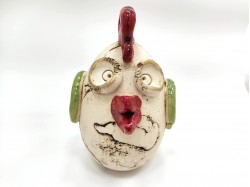 Velik keramični dekorativni piščanec – motiv 2