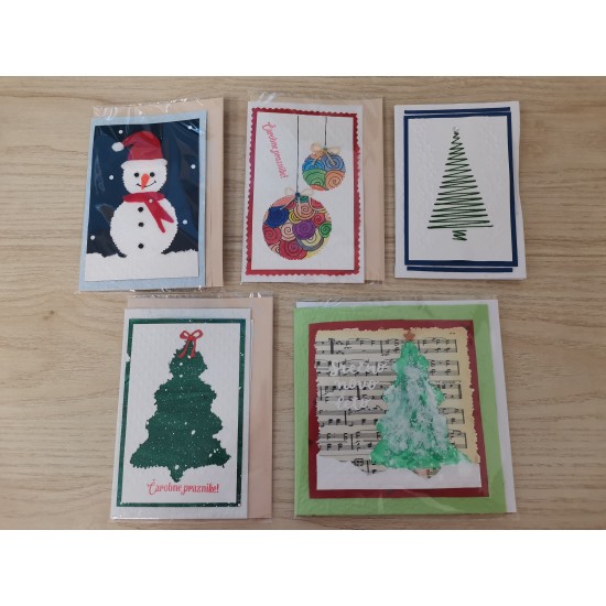 Komplet novoletnih voščilnic 5/1