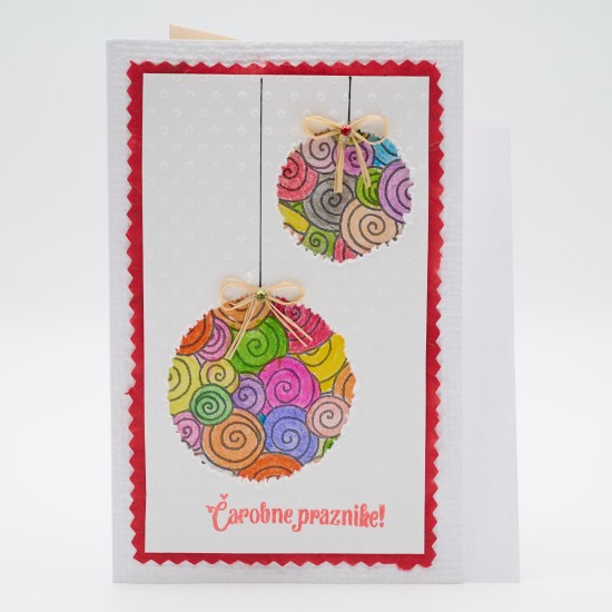 Novoletna voščilnica obeski 